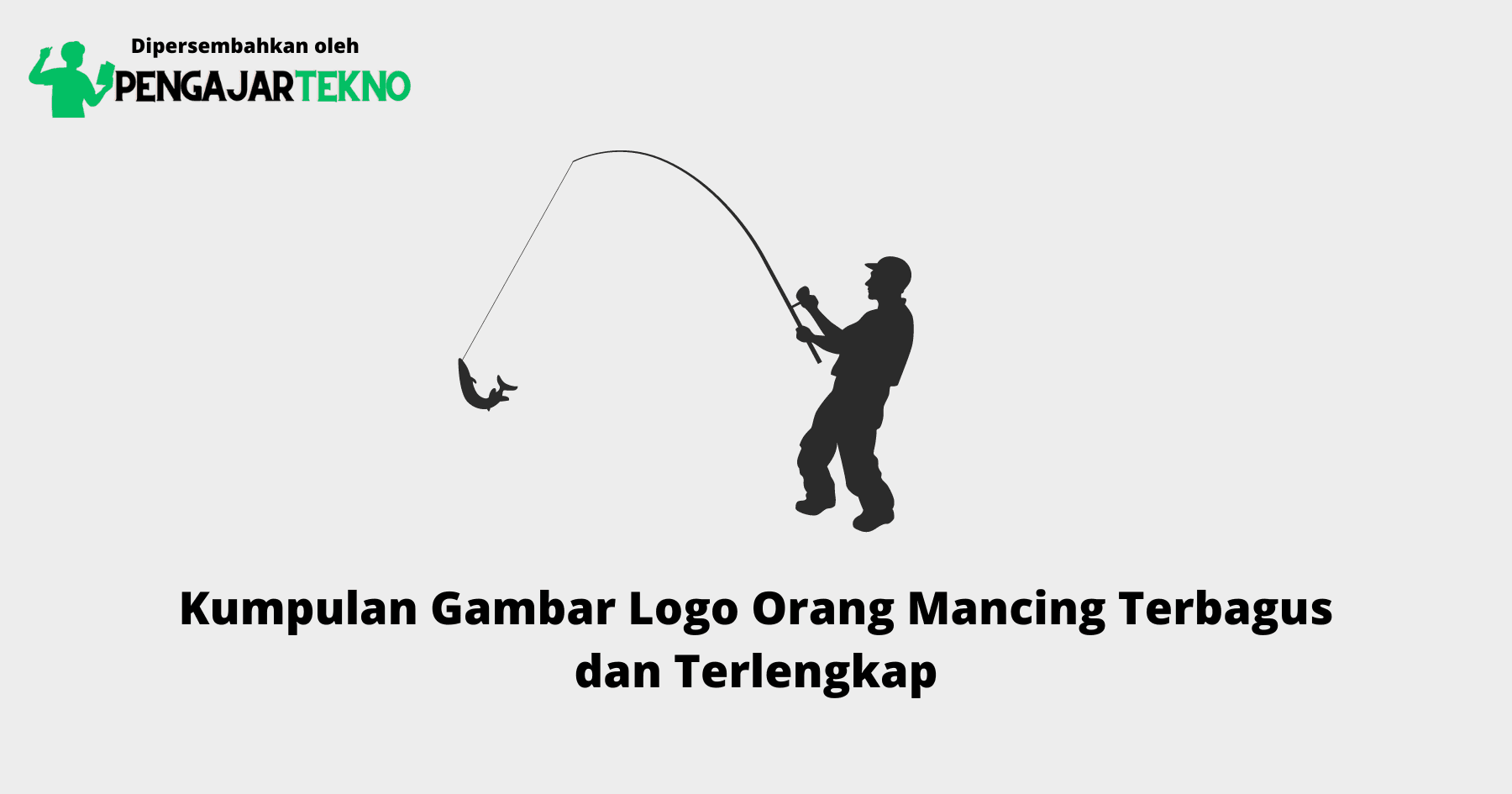 Gambar Logo Orang Mancing