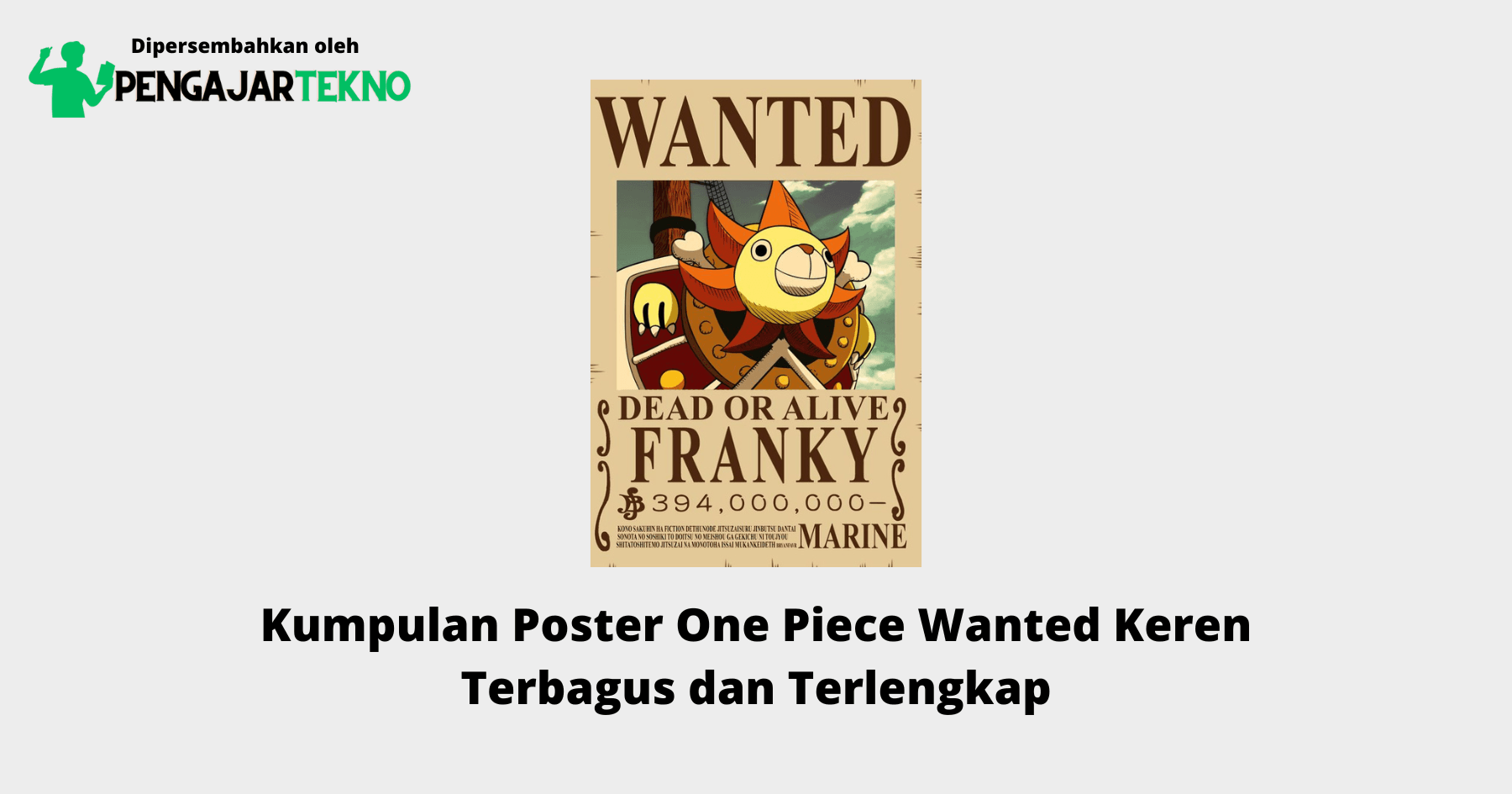 Poster One Piece Wanted