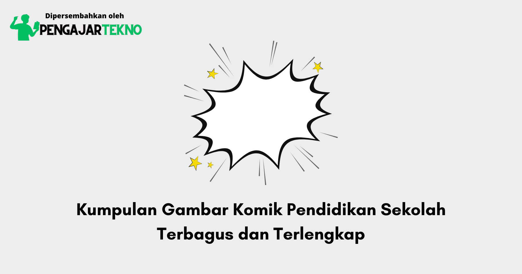 Gambar Komik Pendidikan Sekolah
