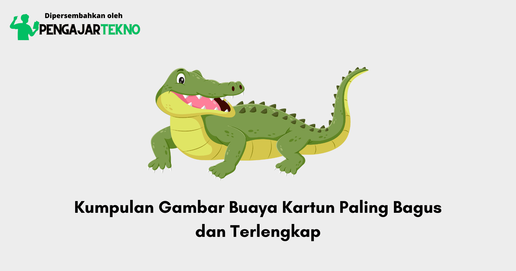Gambar Buaya Kartun