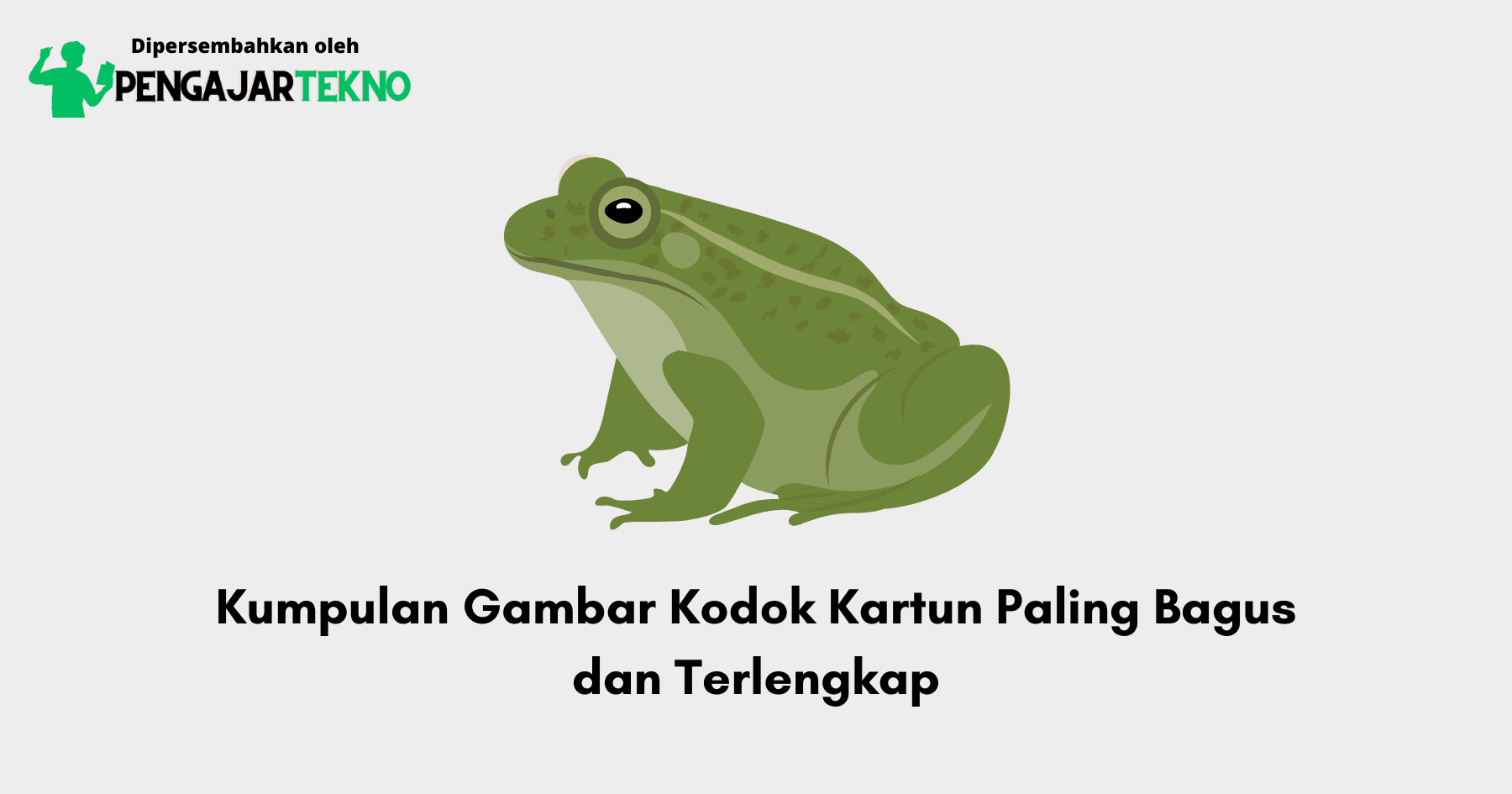 Gambar Kodok Kartun
