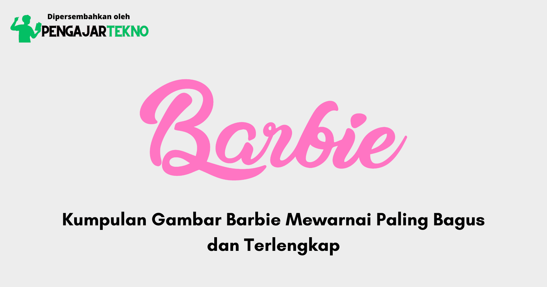 Gambar Barbie Mewarnai