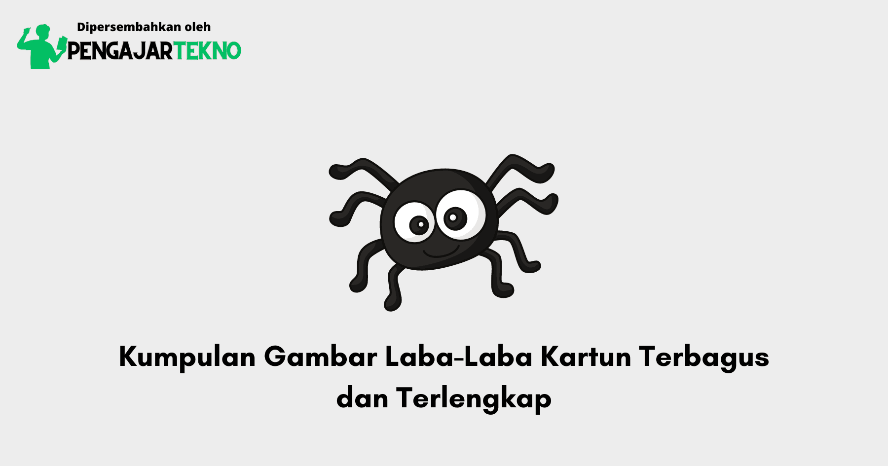 Gambar Laba-Laba Kartun