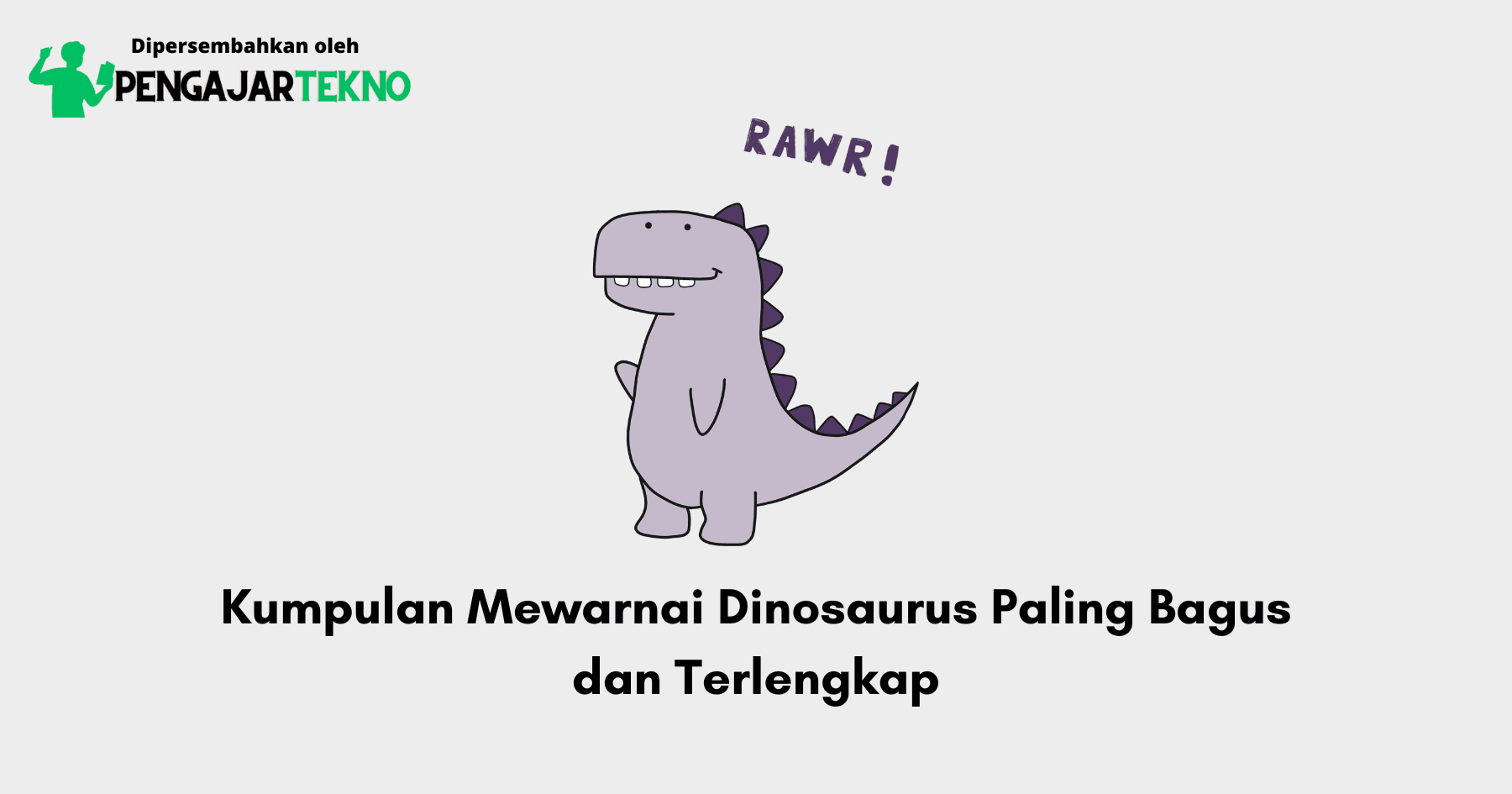 Mewarnai Dinosaurus