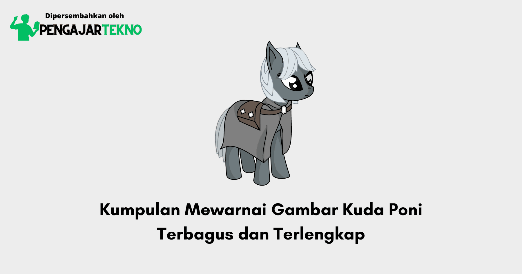 Mewarnai Gambar Kuda Poni