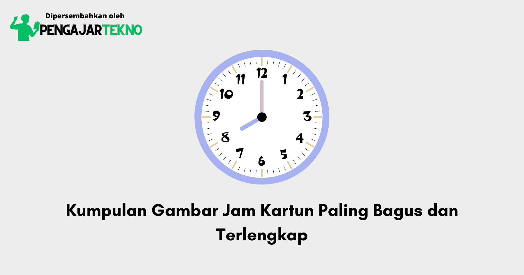 Gambar Jam Kartun