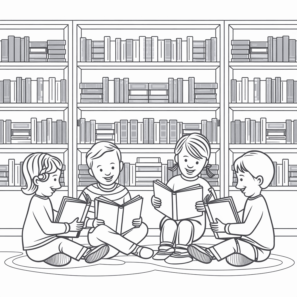 mewarnai gambar saling berbagi​ 4