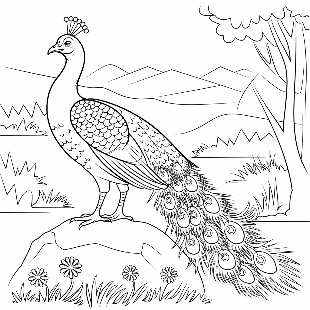 30 Gambar Hewan Belum Diwarnai untuk Diwarnai 12 gambar hewan belum cat 11