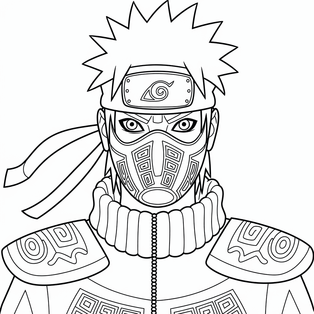 gambar mewarnai naruto dan sasuke 20