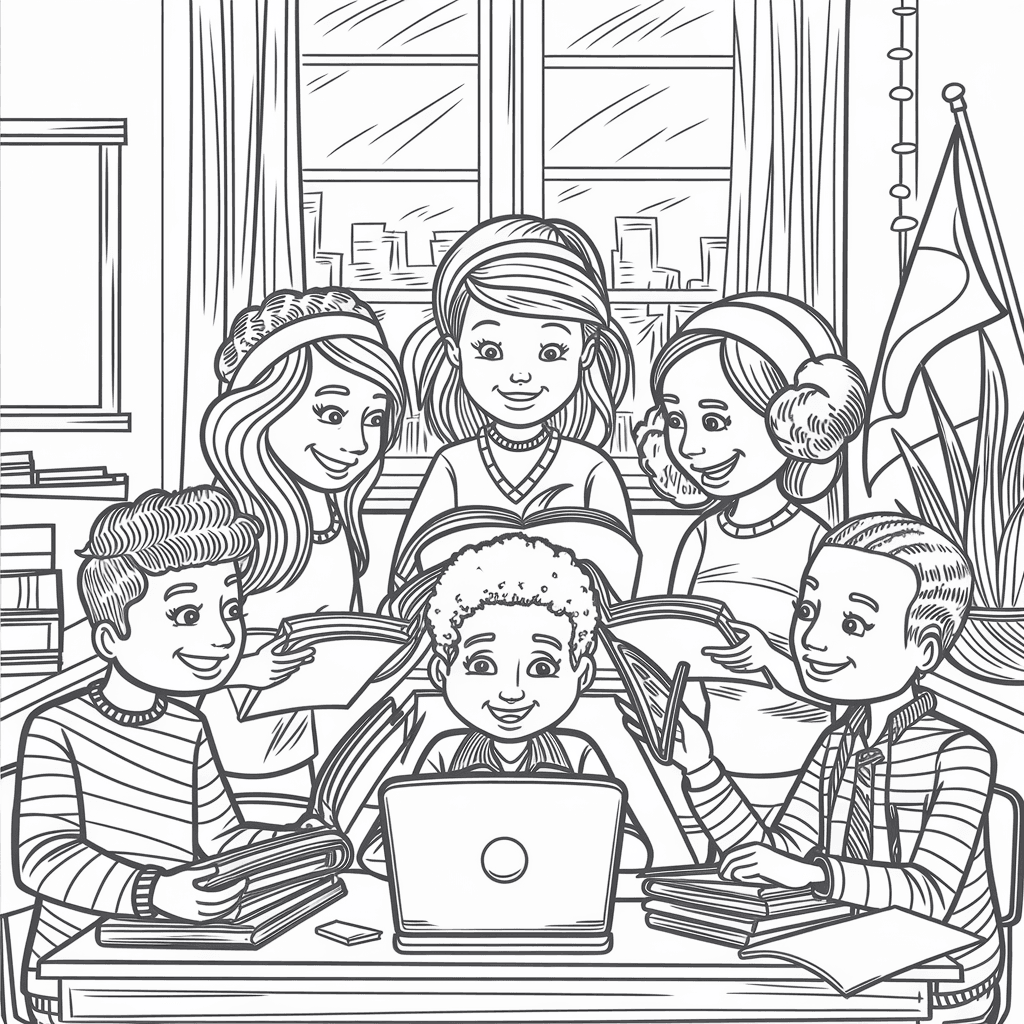 mewarnai gambar saling berbagi​ 10