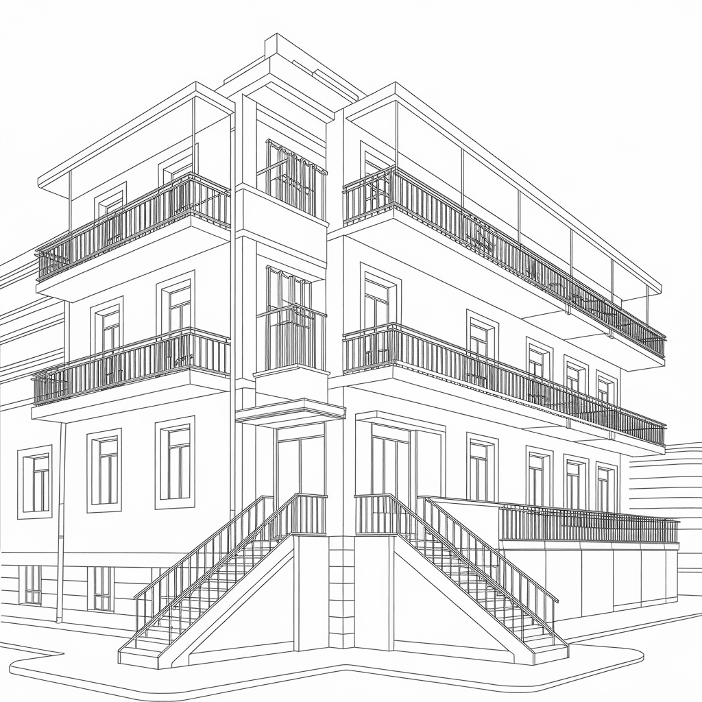 30 Gambar Rumah Belum Diwarnai untuk Diwarnai 29 gambar rumah belum dicat 28