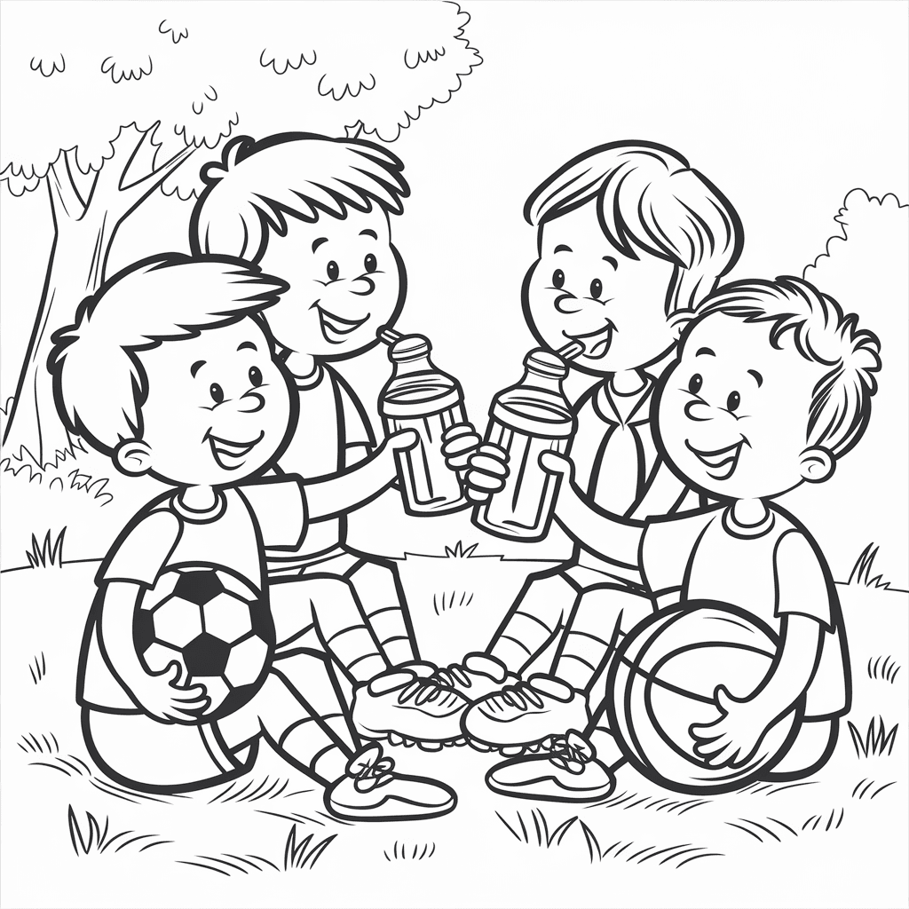 mewarnai gambar saling berbagi​ 19