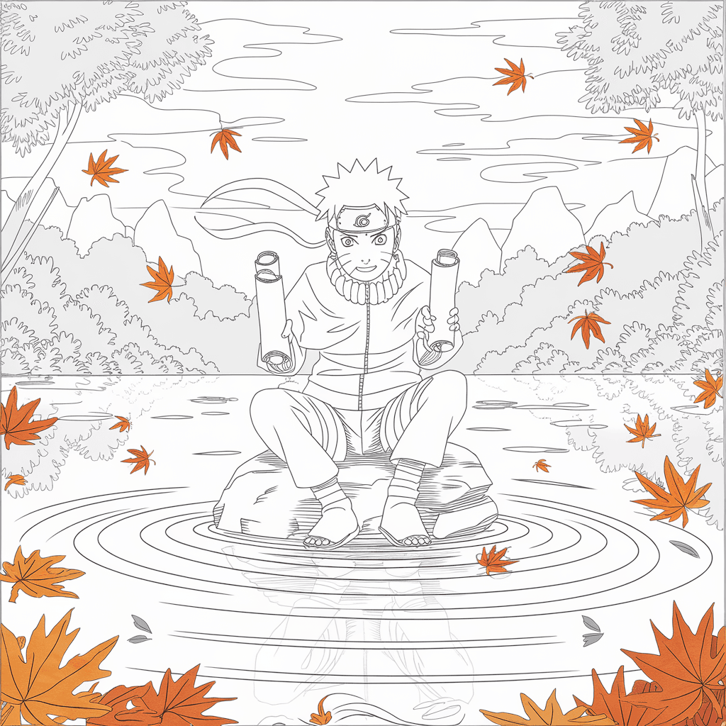 gambar mewarnai naruto dan sasuke 26