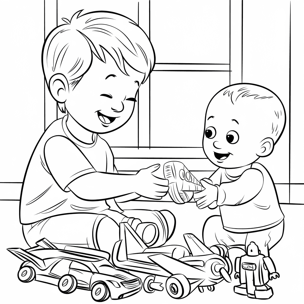 mewarnai gambar saling berbagi​ 17