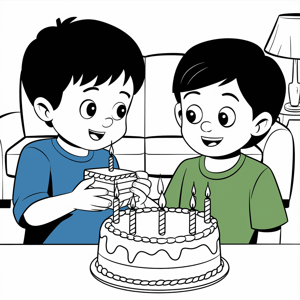 mewarnai gambar saling berbagi​ 2