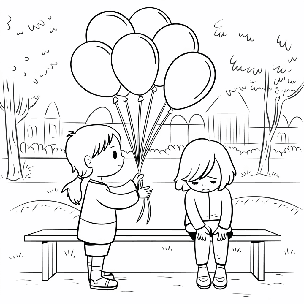 mewarnai gambar saling berbagi​ 24