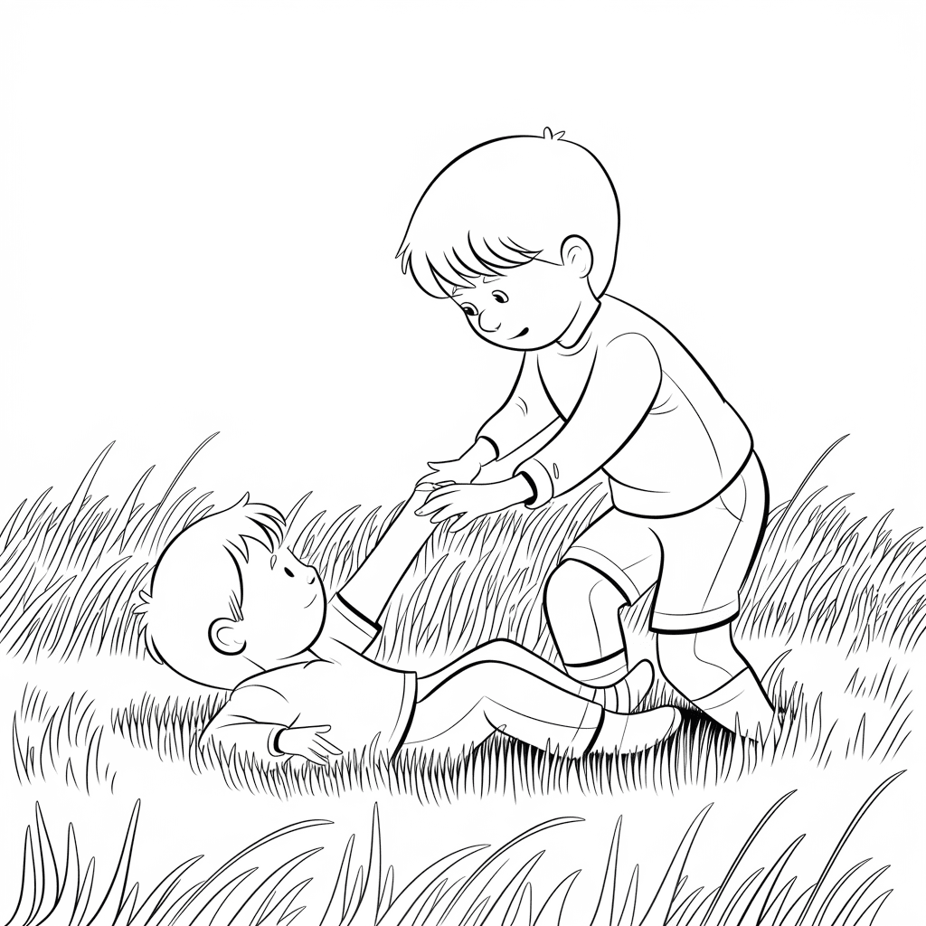 mewarnai gambar saling berbagi​ 6