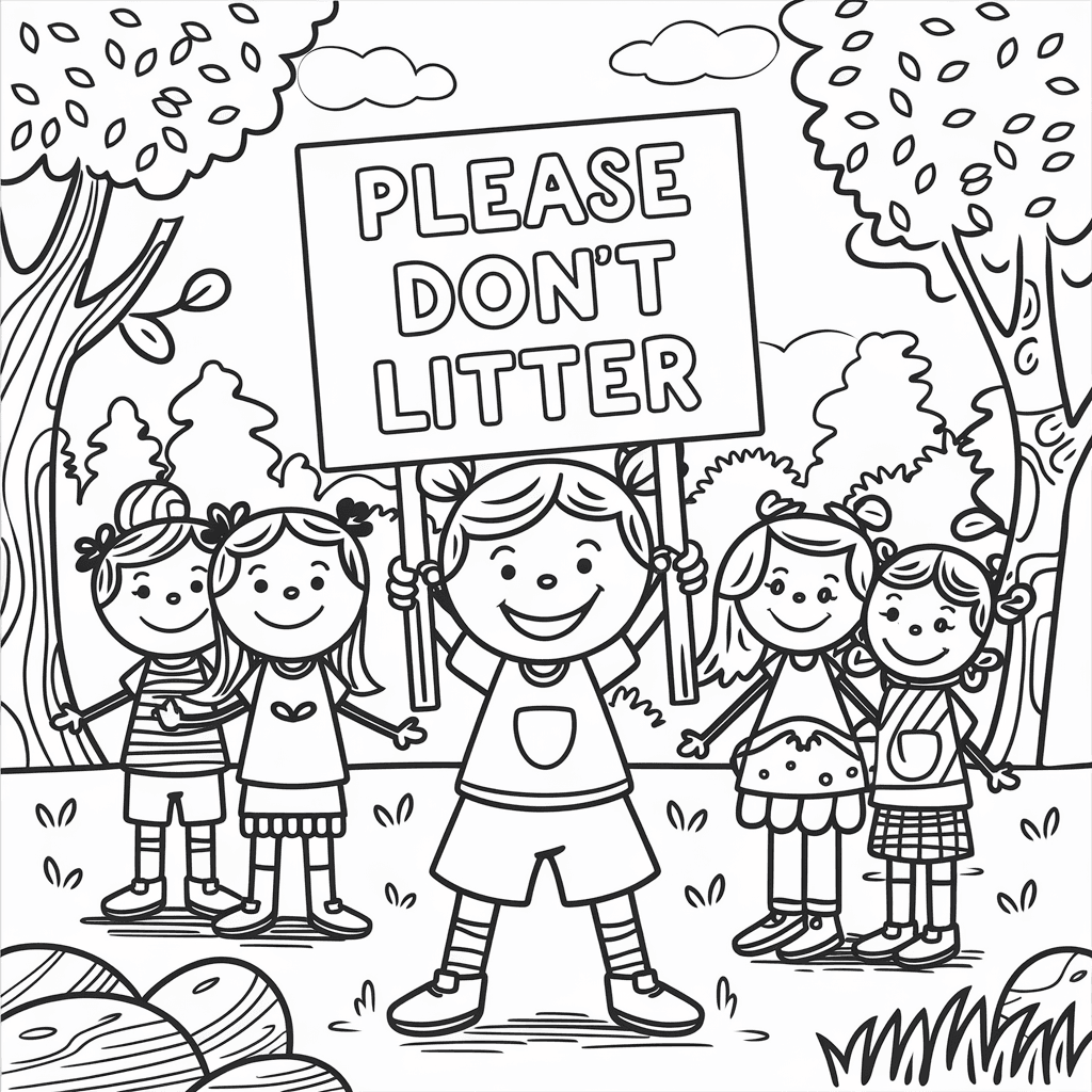 Gambar Mewarnai Menjaga Kebersihan Lingkungan 19 gambar mewarnai menjaga kebersihan lingkungan 18