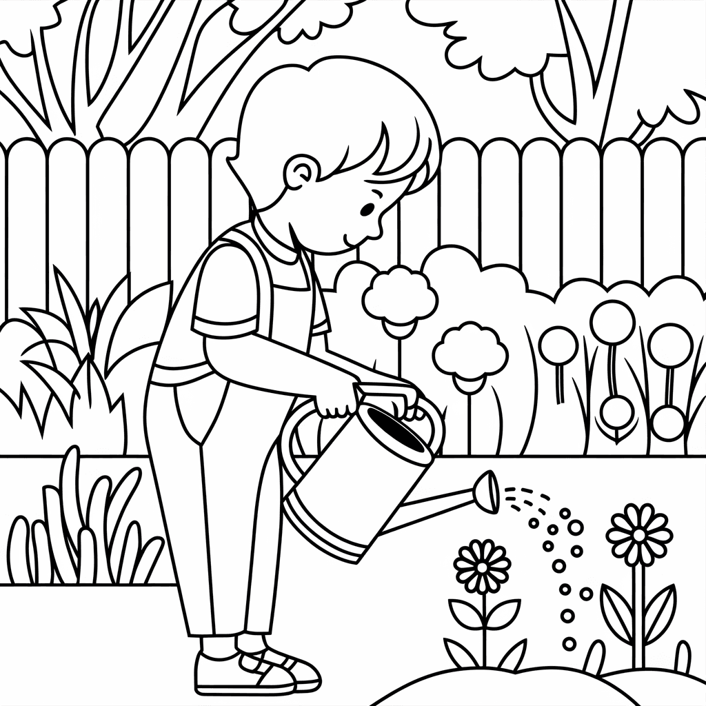 Gambar Mewarnai Menjaga Kebersihan Lingkungan 16 gambar mewarnai menjaga kebersihan lingkungan 15