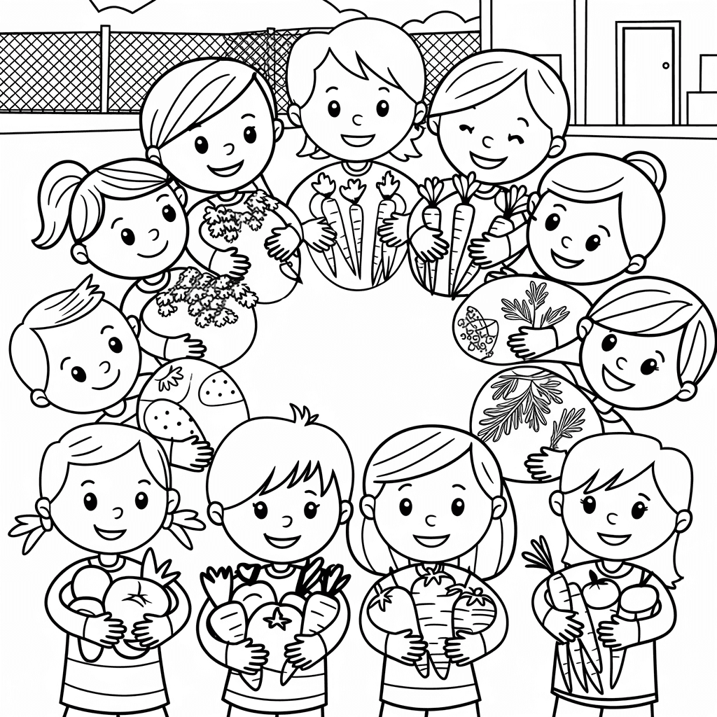 mewarnai gambar saling berbagi​ 26