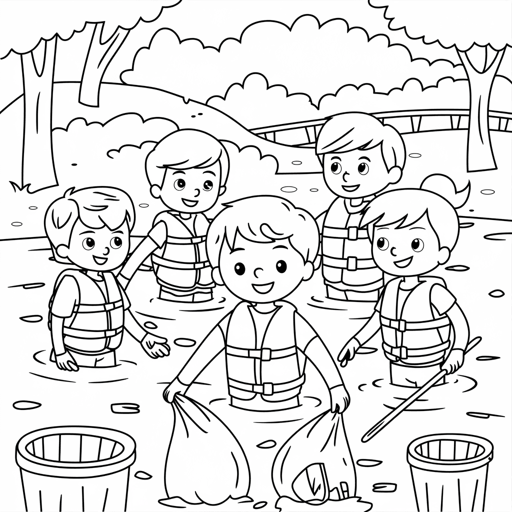 Gambar Mewarnai Menjaga Kebersihan Lingkungan 9 gambar mewarnai menjaga kebersihan lingkungan 8