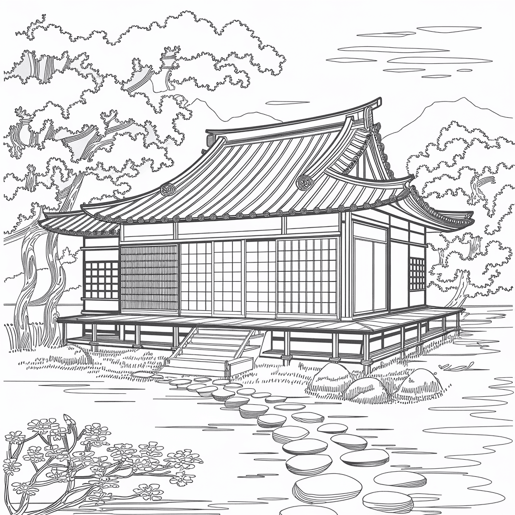 30 Gambar Rumah Belum Diwarnai untuk Diwarnai 13 gambar rumah belum dicat 12