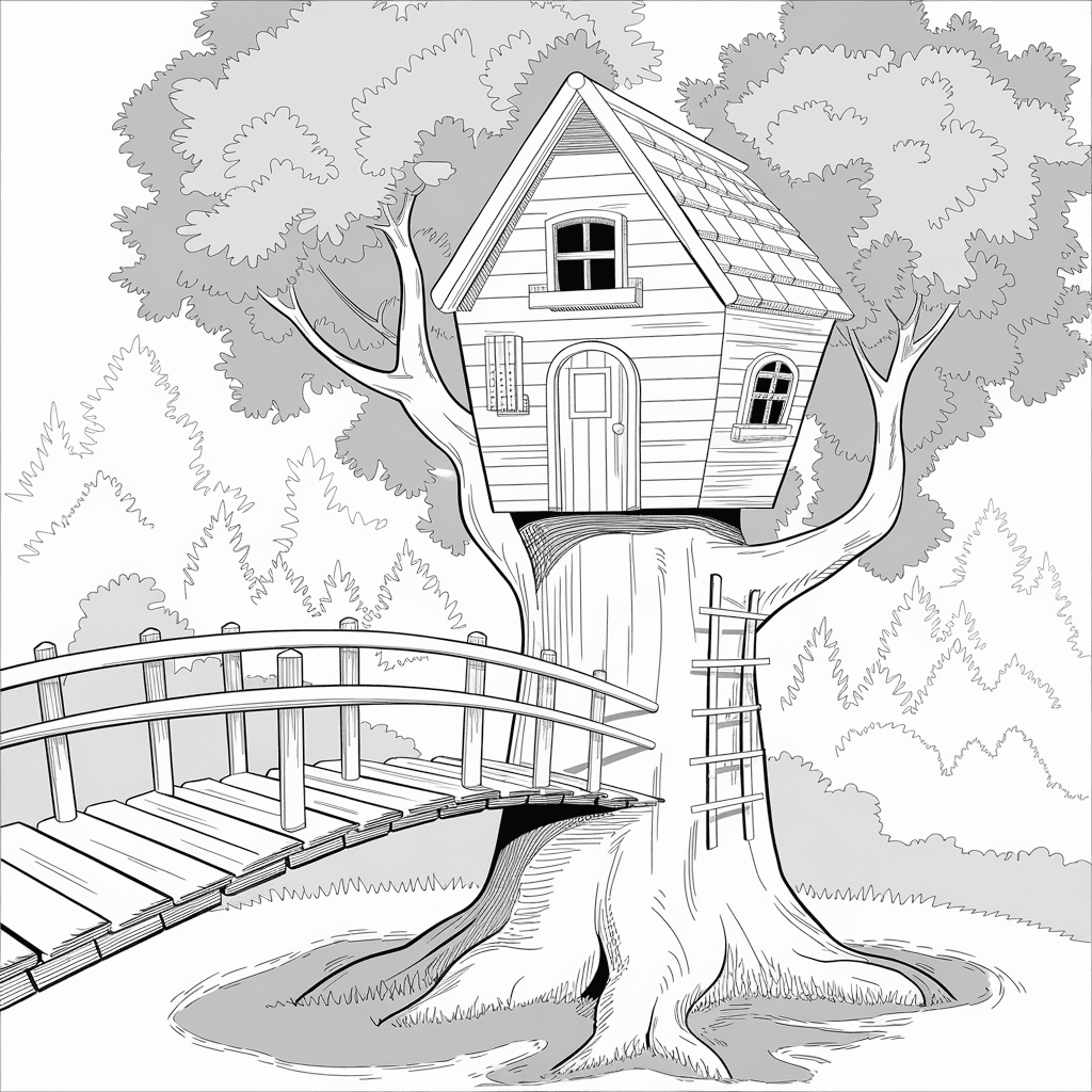 30 Gambar Rumah Belum Diwarnai untuk Diwarnai 22 gambar rumah belum dicat 21