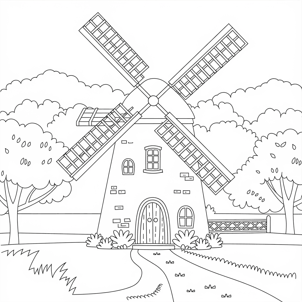 30 Gambar Rumah Belum Diwarnai untuk Diwarnai 19 gambar rumah belum dicat 18