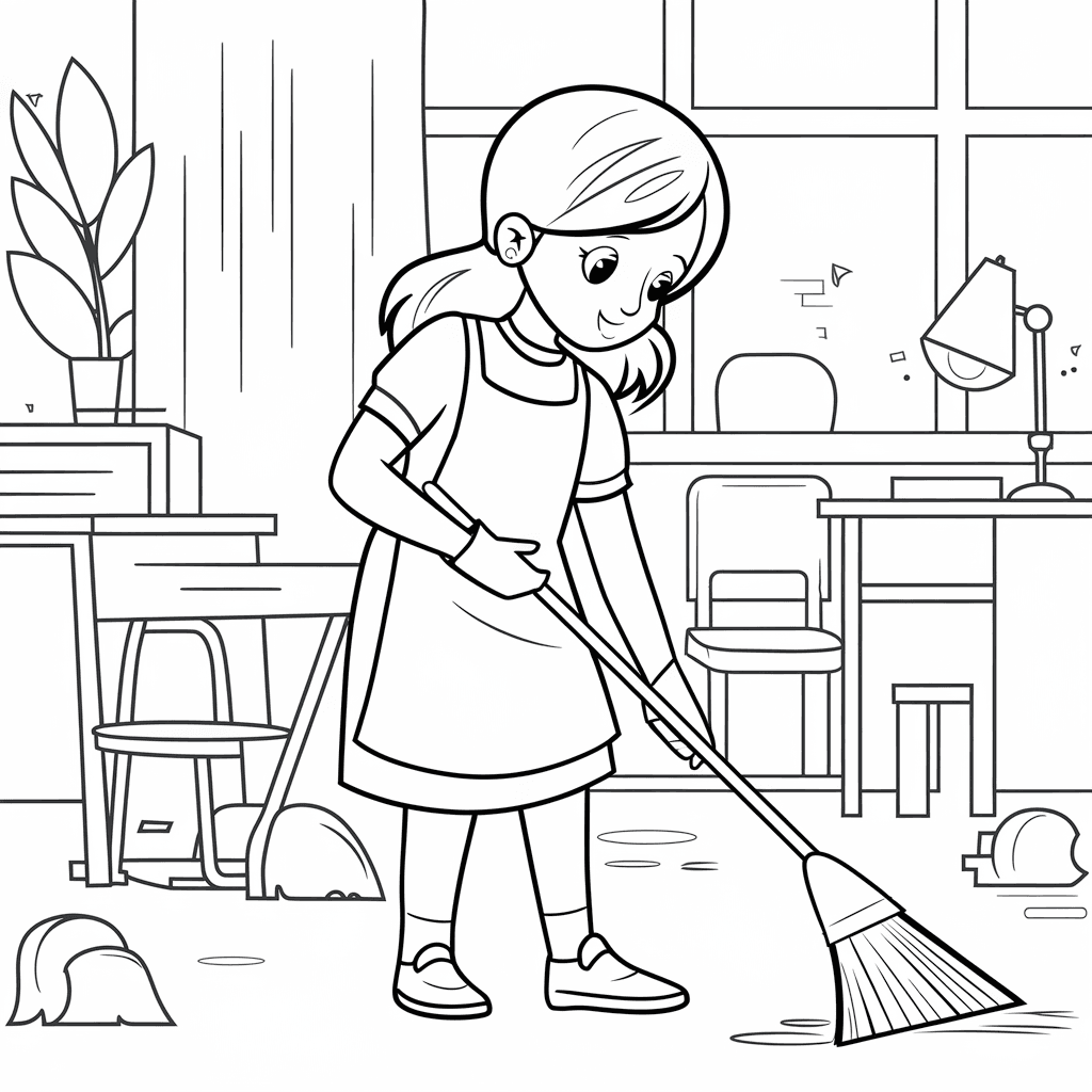 Gambar Mewarnai Menjaga Kebersihan Lingkungan 3 gambar mewarnai menjaga kebersihan lingkungan 2