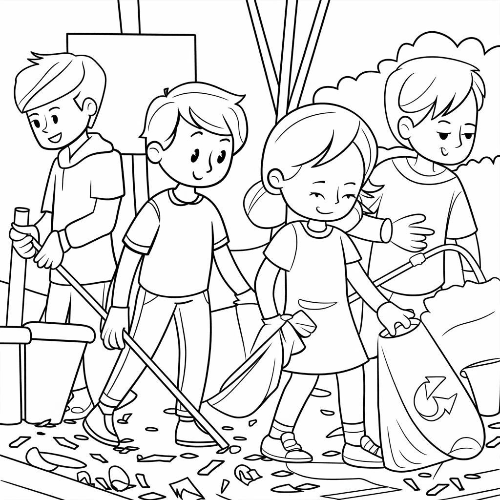 mewarnai gambar saling berbagi​ 23