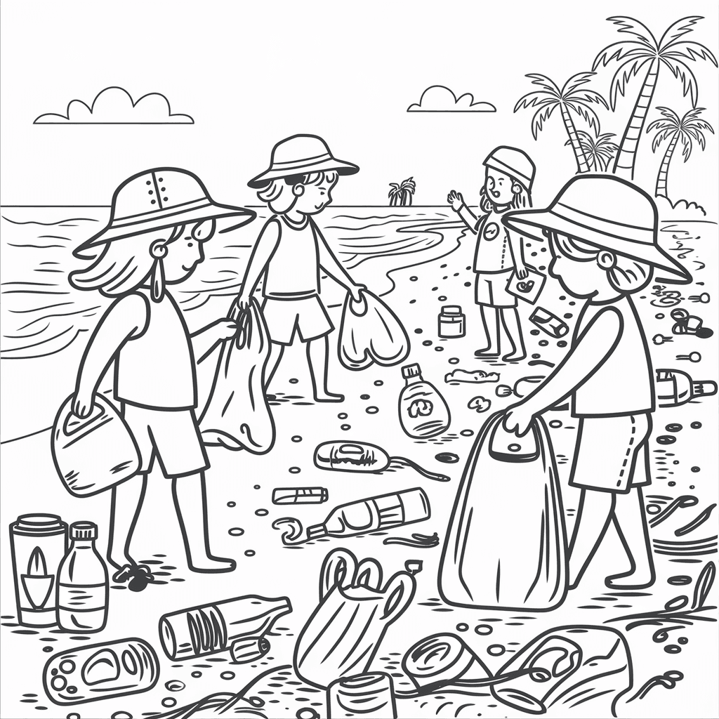 Gambar Mewarnai Menjaga Kebersihan Lingkungan 13 gambar mewarnai menjaga kebersihan lingkungan 12