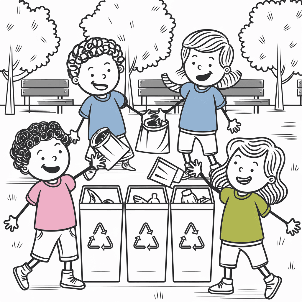 Gambar Mewarnai Menjaga Kebersihan Lingkungan 2 gambar mewarnai menjaga kebersihan lingkungan 1