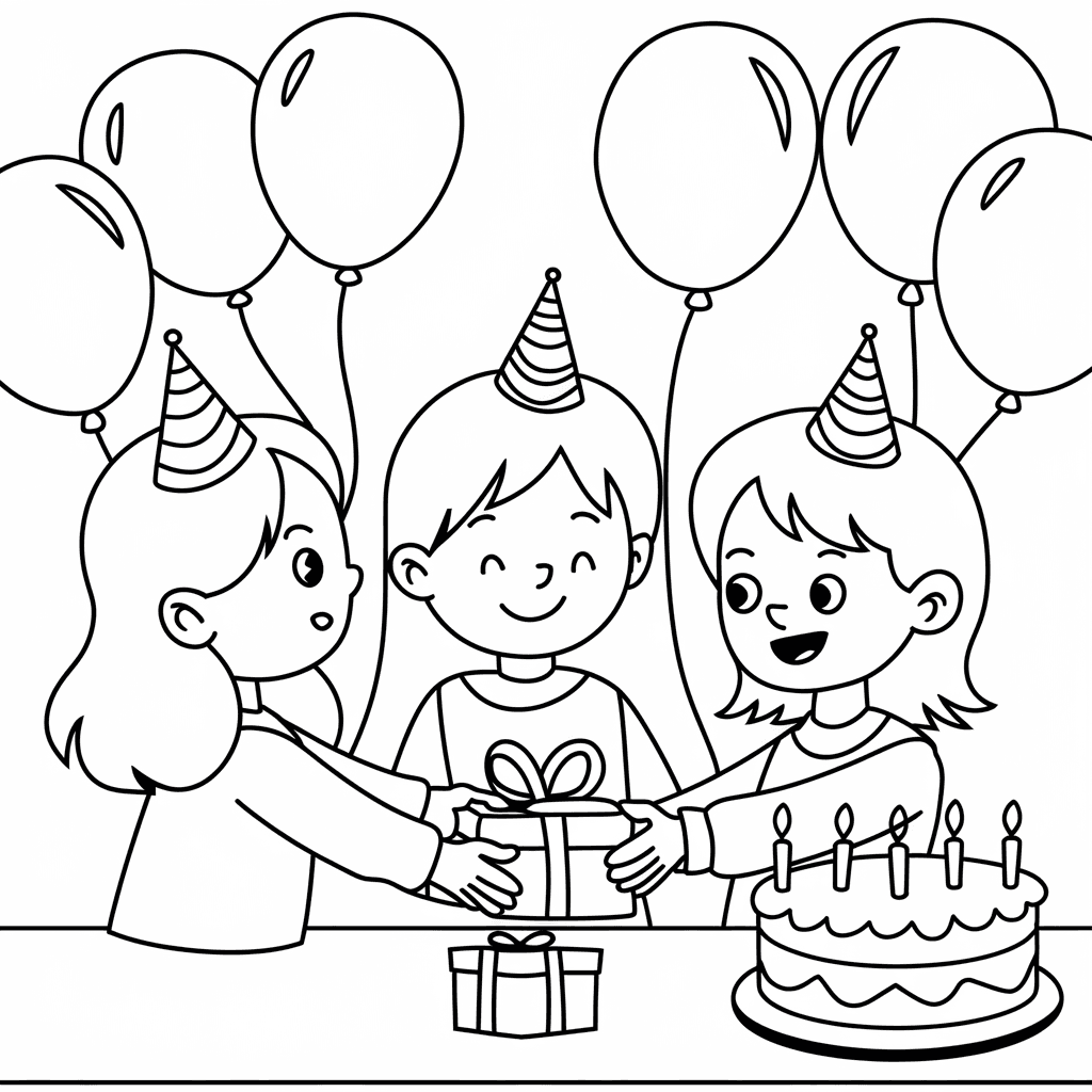 mewarnai gambar saling berbagi​ 18