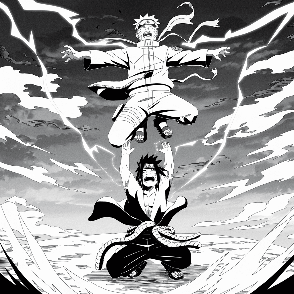 gambar mewarnai naruto dan sasuke 19