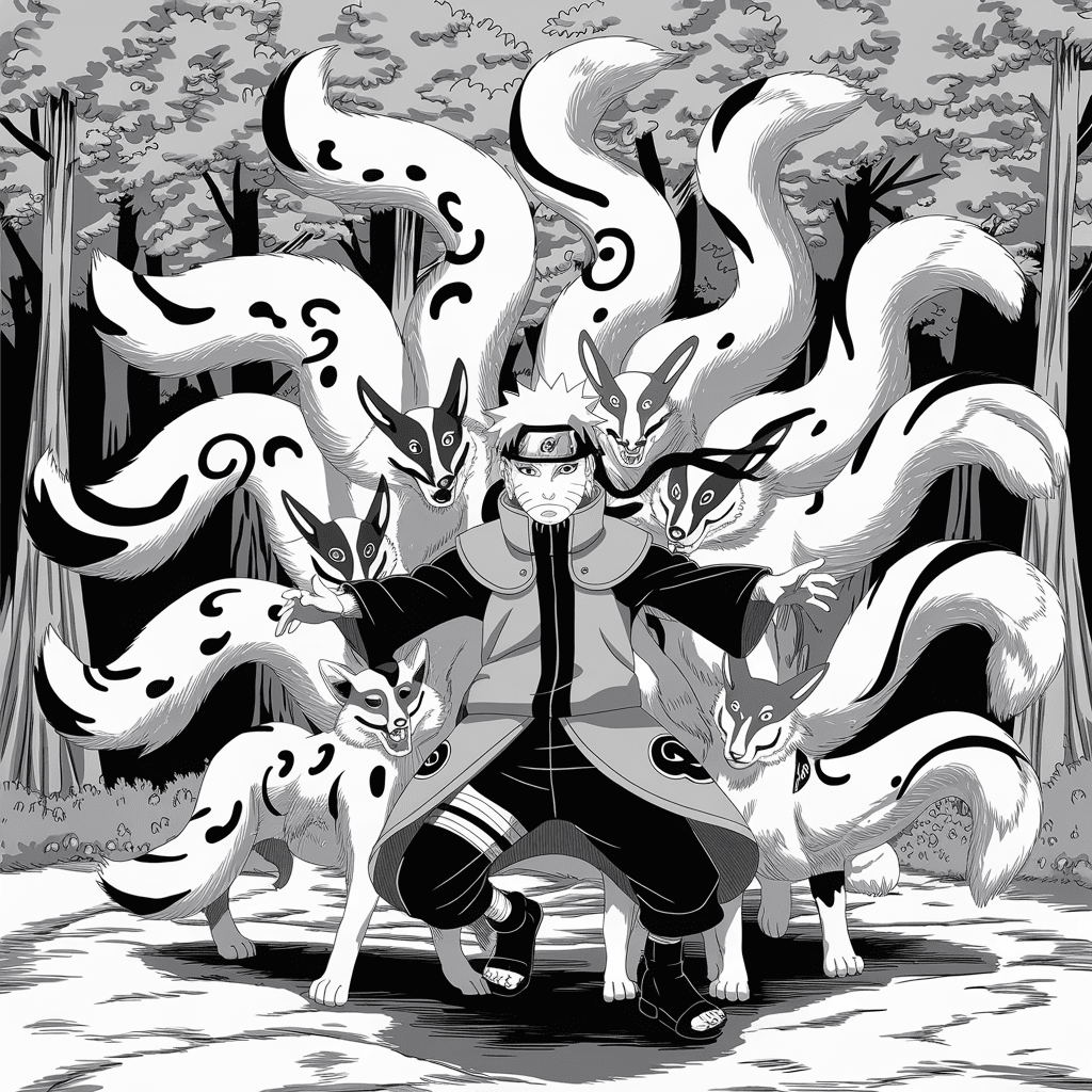 gambar mewarnai naruto dan sasuke 1