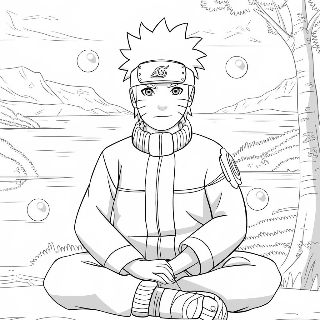 gambar mewarnai naruto dan sasuke 6