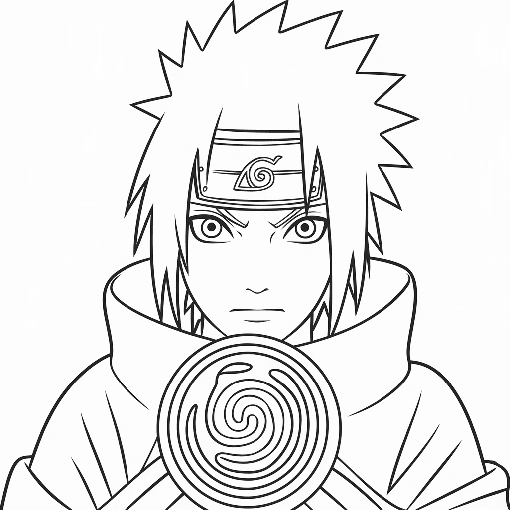 gambar mewarnai naruto dan sasuke 24