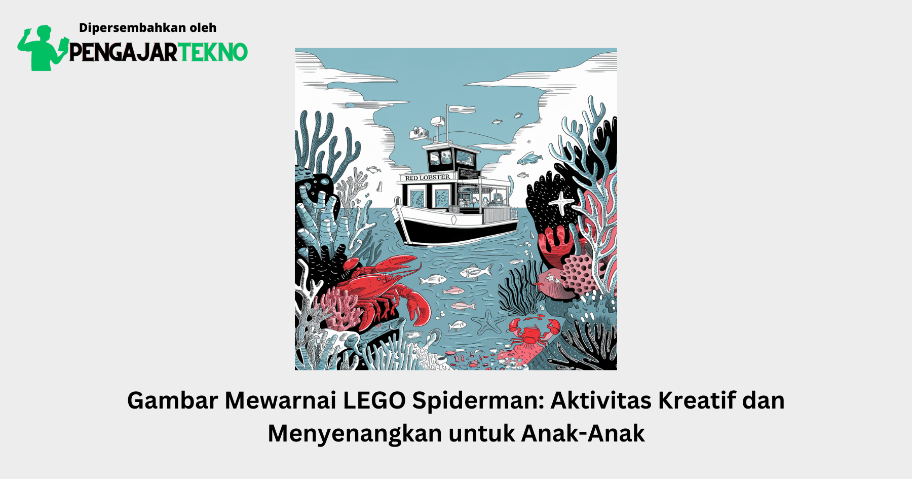 gambar mewarnai pemandangan laut