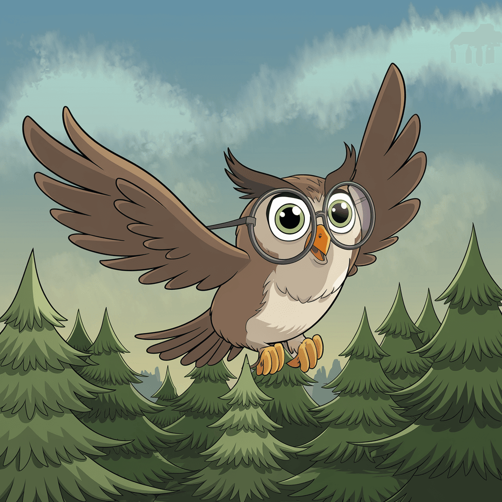 Burung Hantu 2D Bergambar 17 burung hantu 2d bergambar 16