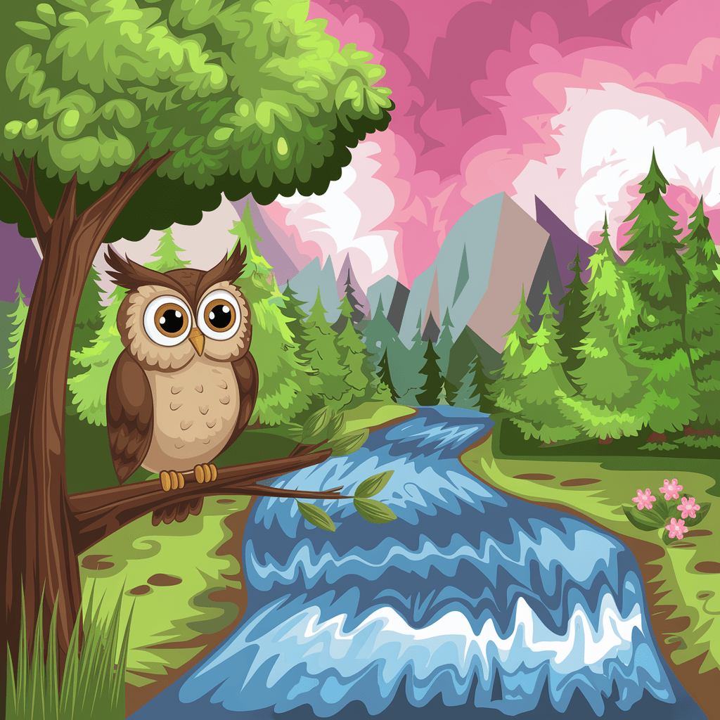 Burung Hantu 2D Bergambar 19 burung hantu 2d bergambar 18