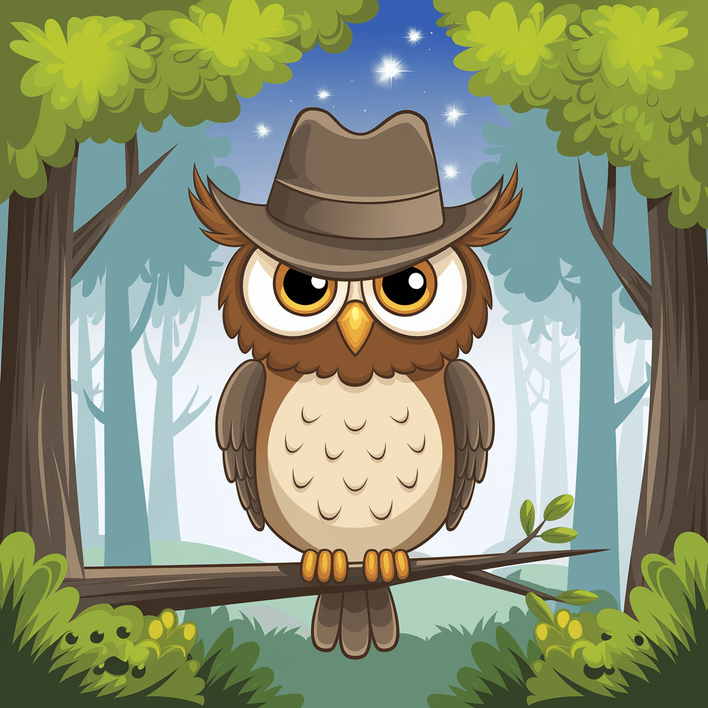 Burung Hantu 2D Bergambar 18 burung hantu 2d bergambar 17