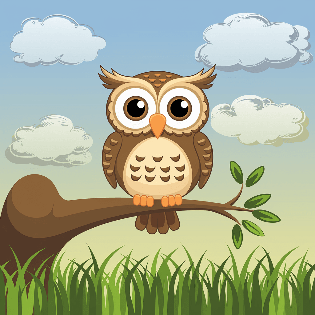 Burung Hantu 2D Bergambar 23 burung hantu 2d bergambar 22