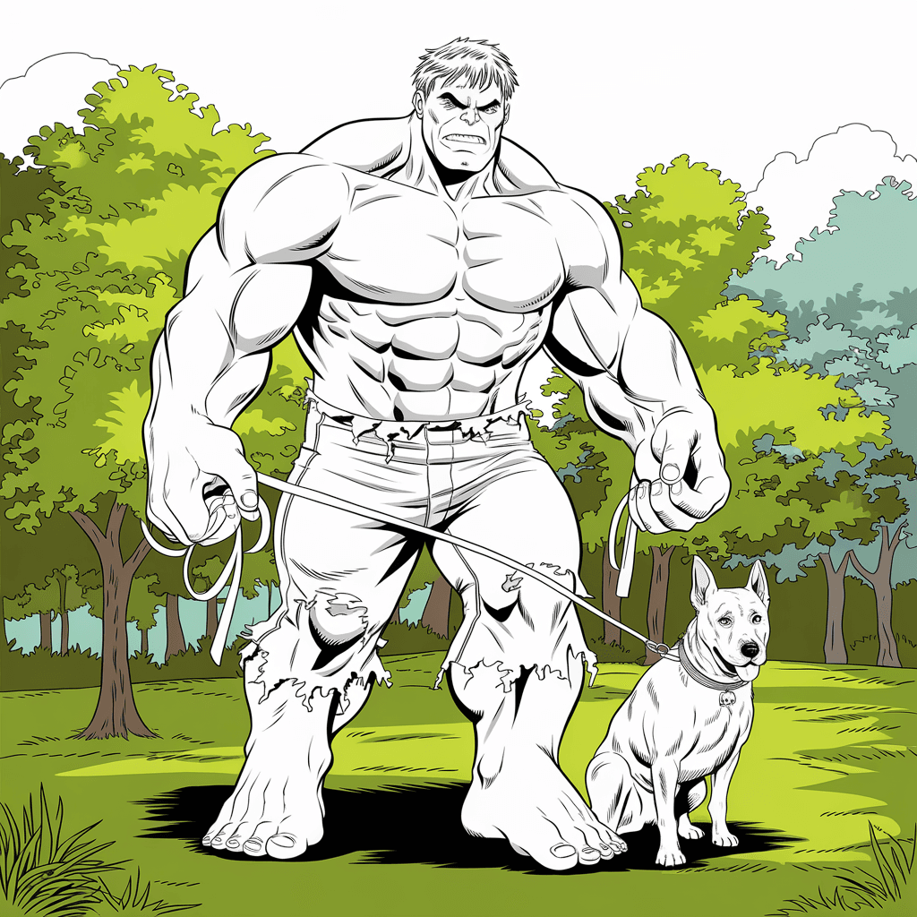 gambar hulk mewarnai 28