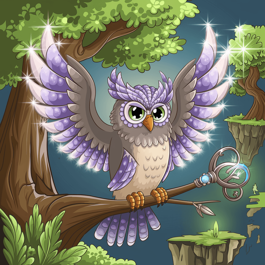 Burung Hantu 2D Bergambar 3 burung hantu 2d bergambar 2