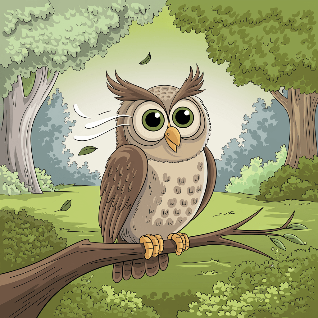 Burung Hantu 2D Bergambar 13 burung hantu 2d bergambar 12