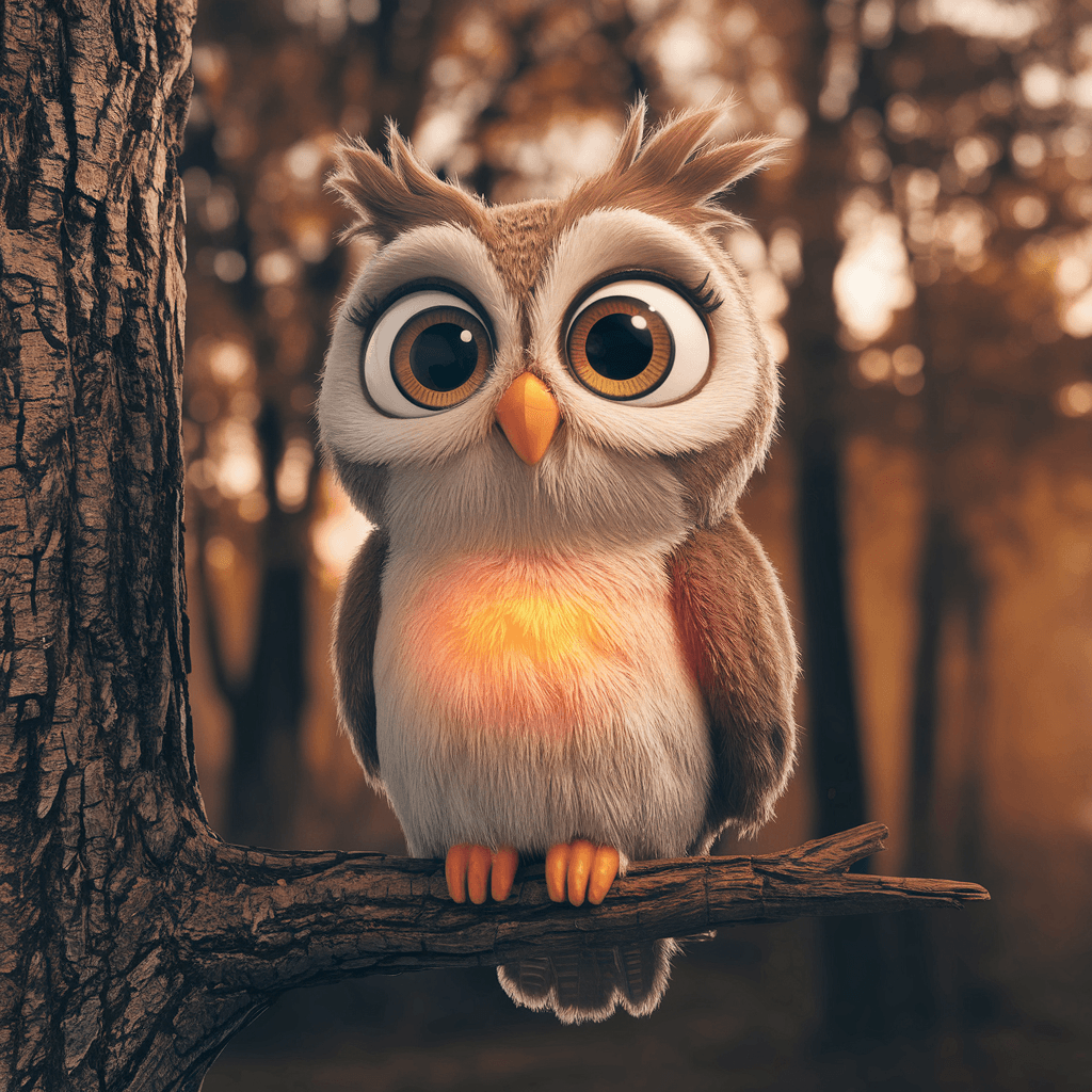 Burung Hantu 2D Bergambar 8 burung hantu 2d bergambar 7