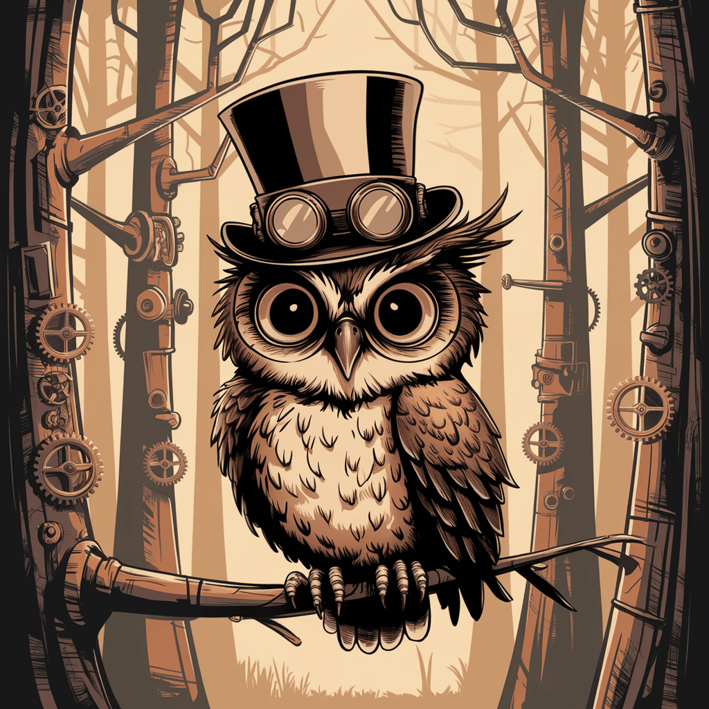 Burung Hantu 2D Bergambar 9 burung hantu 2d bergambar 8