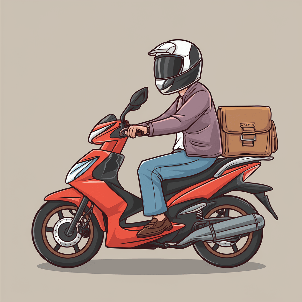 gambar kartun motor vario 150 24