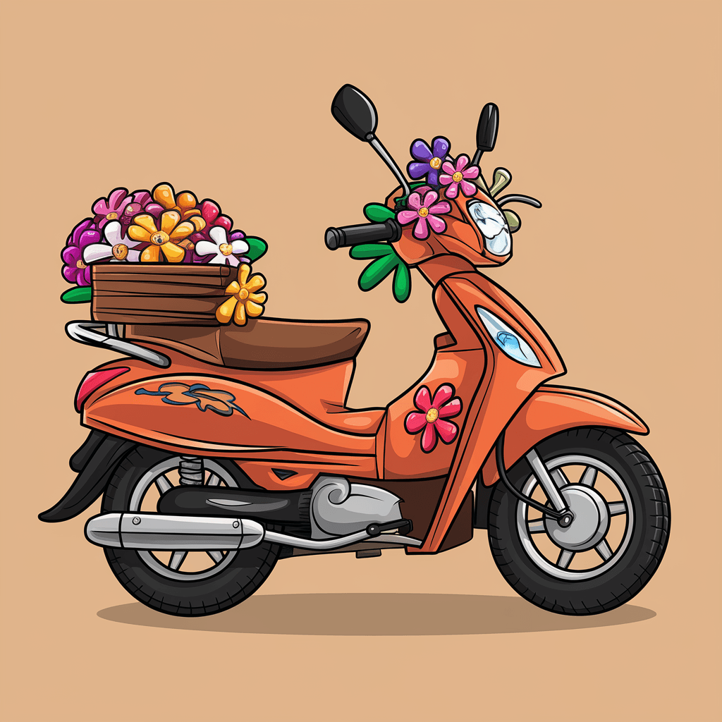 gambar kartun motor vario 150 19