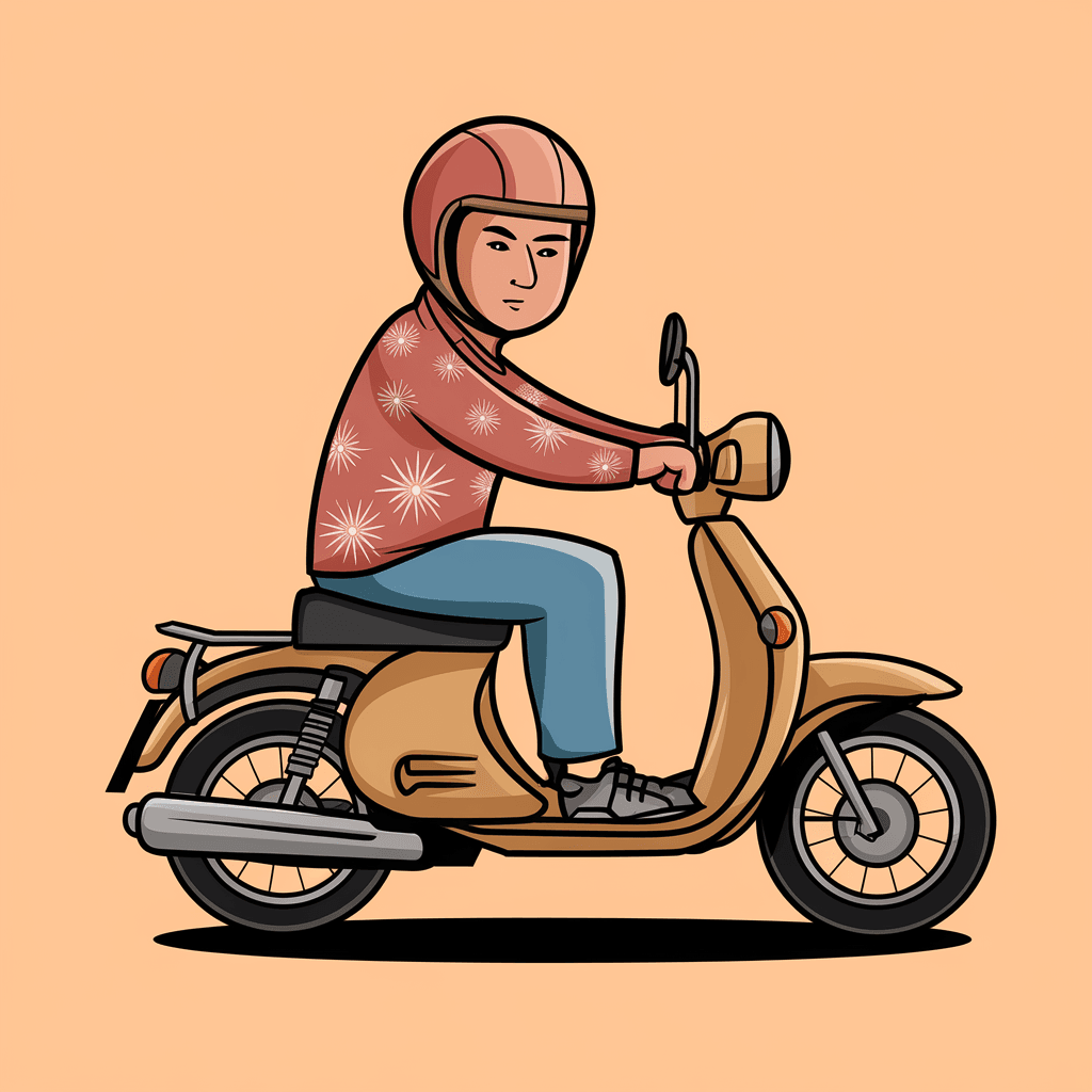 gambar kartun motor vario 150 29